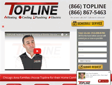 Tablet Screenshot of 866topline.com